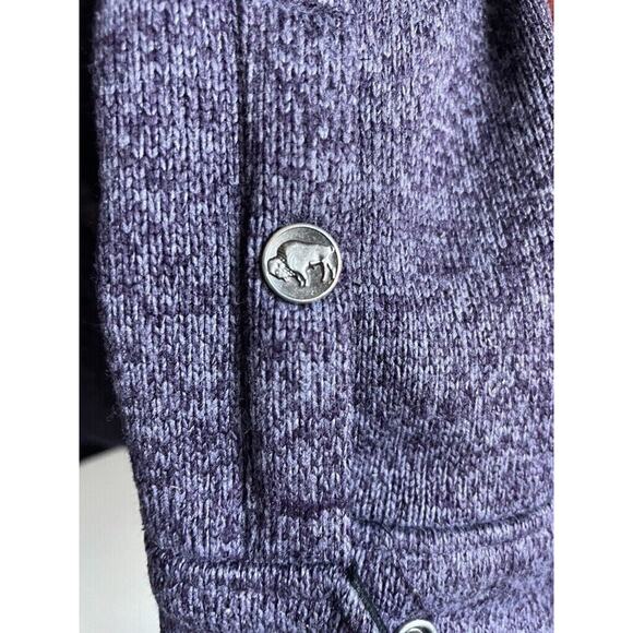 MOUNTAIN KHAKIS Fleece Sweater Jacket Womens SMALL Purple Zip Up - Picture 6 of 9